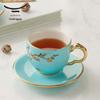 Yongfengyuan Madam Porcelain West Lake Blue 4-piece Tea Set