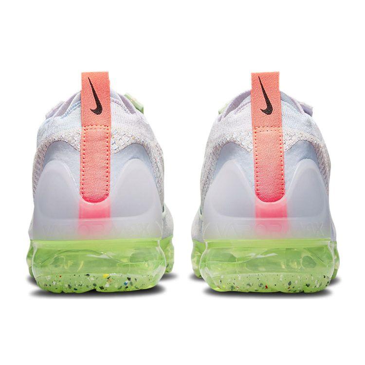 Nike Air VaporMax 2021 Flyknit Light Bone Lime Ice женские кроссовки White Ghost Black DC4112-003