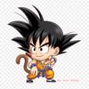 Patches For Clothes Bag Iron On Thermal Stickers Cartoon Goku Pattern Washable Heat Transfer