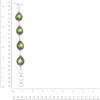 Peridot Quartz Gemstone Friends Jewelry Necklace Set 18-20''