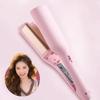 Temperature Control Water Wave Hair Curler Large Curl 32MM Deep V Curling Iron  Travel