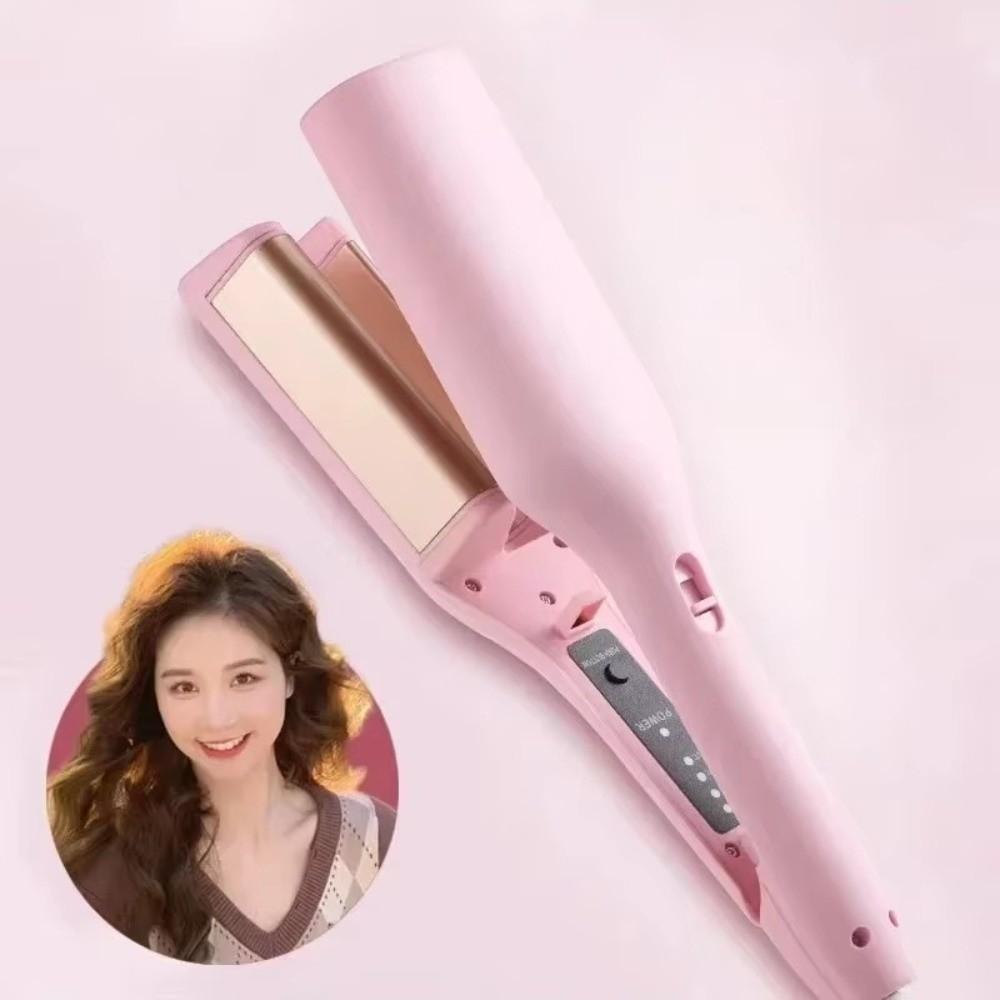 Temperature Control Water Wave Hair Curler Large Curl 32MM Deep V Curling Iron Travel
