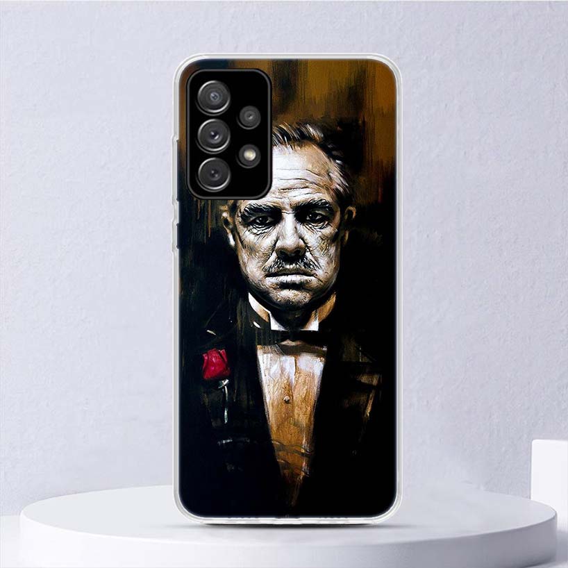 The Godfather TV Soft Case For Samsung Galaxy A15 A14 A13 A12 A55 A54 A53 A52 Phone Cover A35 A32 A33 A25 A23 A22 A05S A04S Gala
