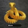 New Year Gift 3D Simulation Snake Desktop Ornament Flexible Decompression Toy Stress Relief Surprise for Kids Home Crafts