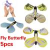 5pcs Magic Toys Hand Transformation Fly Butterfly Magic Tricks Props Funny Novelty Surprise Prank