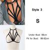Summer Bralette Bustier Belt Lingerie Push Up Crop Top Cage Harness Sexy Bandage Bra