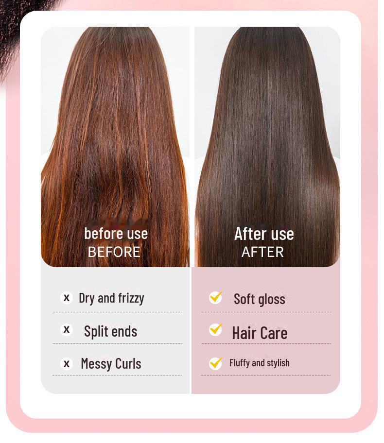 Расческа двойного назначения с ионизацией для выпрямления и завивки волос — защита от ожогов, бережный уход за волосами