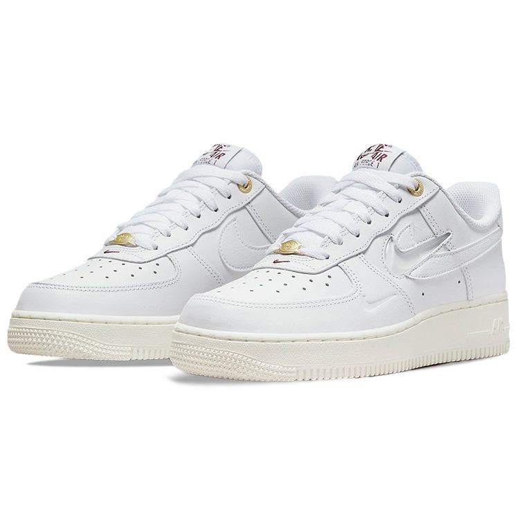 Nike Air Force 1 07 Premium History of Logos Женские кроссовки White Sail Team-Red DZ5616-100