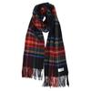 Cashmere Blend Wool Stole X Black [Merfirge] 90% Wool, 10% Cashmere, [unisex] (60cm 200cm) (16. Tartan)