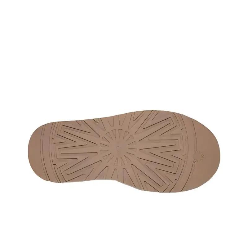 UGG Женская Классическая Мини-Лопатка 'Каштан' (женские размеры) Коричневые ботильоны 1168170 CHE