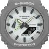 Casio Унисекс Серия с двойным дисплеем Жидкий кристалл/Аналоговый Серые часы GA-2100HD-8AP GA-2100HD-8AP