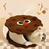Новое гнездо для кошек Sandwich Biscuit, защита от холода на осень и зиму, закрытый домик для кошек, кровать для кошек, гнездо для домашних животных, товары для питомника