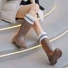 Women's Tall Tube Fashion Trend Rain Shoes Waterproof and Non-slip Work Rubber Shoes Water Shoes Kitchen Velvet Rain Boots Water