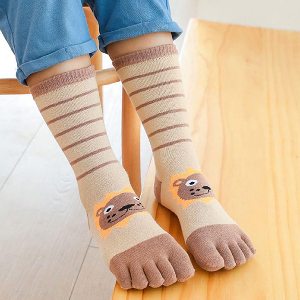 Здоровые длинные носки-трубы Хлопковые носки, впитывающие пот Дышащие носки с пальцами