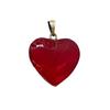 Fashion Crystal Loves Heart Charm Dangle Glass Pendants DIY Keychain Necklace Valentines Day Jewelry Accessories