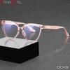 Women Cat Eye Reading Glasses Prescription CR39 Optical Lenses Myopia Eyewear Blue Light Blocking Computer TR90 Eyeglasses Frame