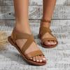 Summer New Women's Flat Roman Sandals with Non-slip Rubber Sole Fashion Women's Shoes