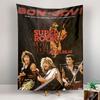 Bon Jovi Tapestry Wall Hanging, Super Rock 84 Japan Concert Poster Art, Retro Wall Decor for Bedroom Living Room Dorm