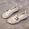 Shoes New Sandals Women's Summer Breathable Hole Shoes First Layer Cowhide Mother Flat Non-slip Leather Shoes Retro Women's Shoes