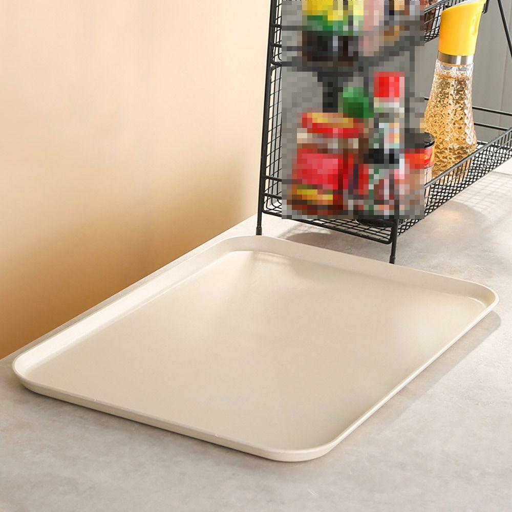 Multiple Colors Tray Plastic Food Bread Pan Nordic Storage Tray  Kitchen Supplies