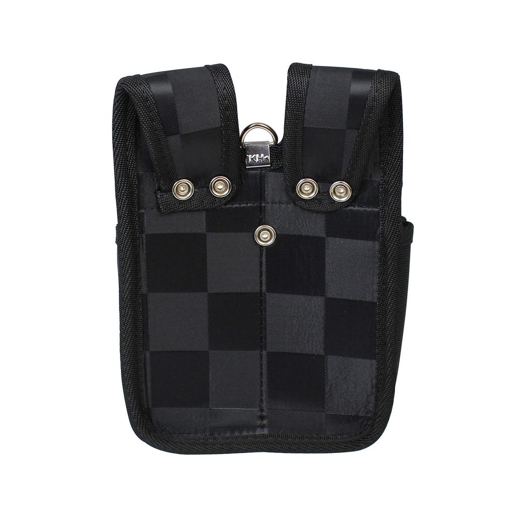 Kiyo Ryuga Waist Bag, Small, Back Split, RY243S, Black