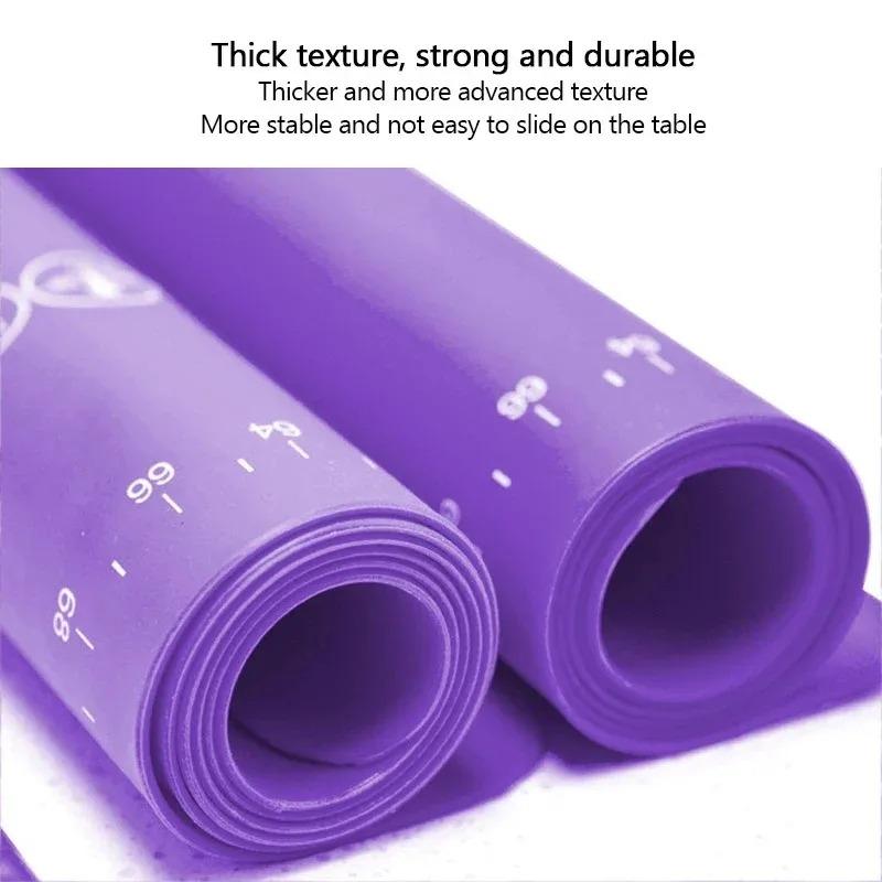 60 см Силиконовый коврик Коврик для выпечки Лист Коврик для замешивания теста Для кухни Раскатывание теста Пицца Большой Тесто Антипригарный Изготовитель Держатель