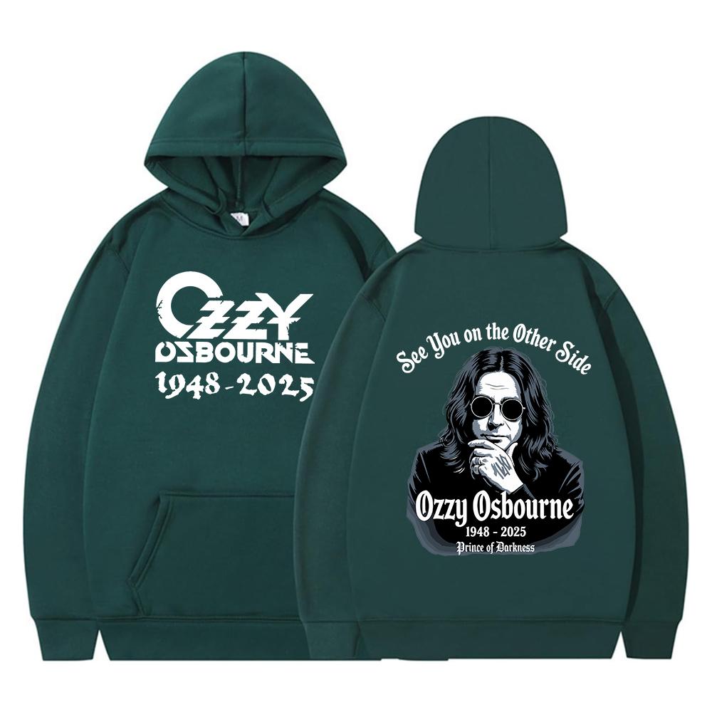 Ozzy Legends Never Die Hoodie The Prince of Darkness Sweatshirt RIP Ozzy Hoodie Black Sabbath Tribute Shirt Music Fan Gift