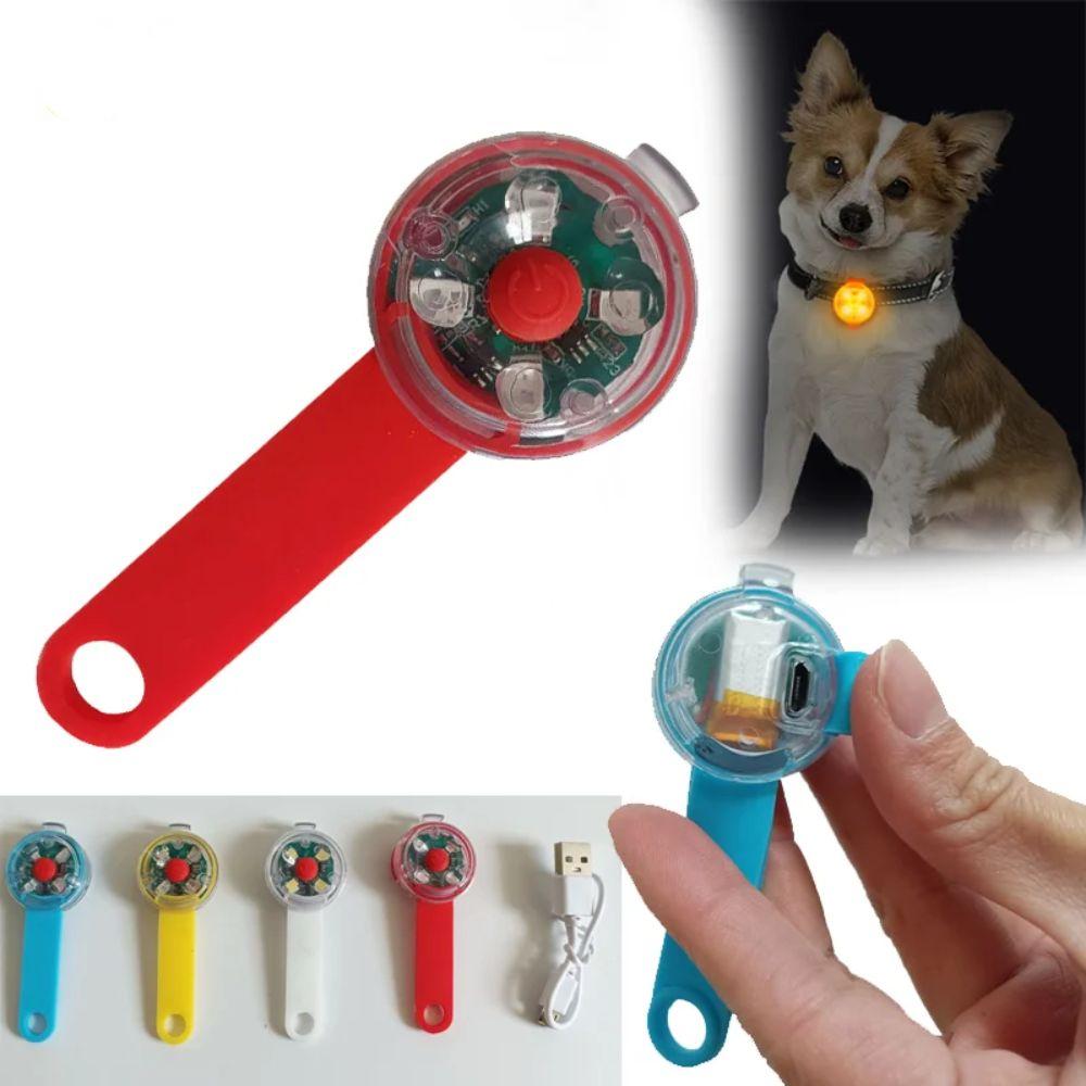 LED Dog Cat Collar Glowing Pendant Waterproof Pet Necklace Pendant Dog Cat Accessories