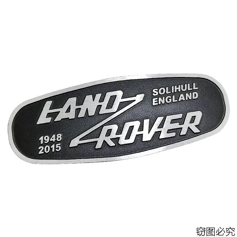 Car Front Badge Rear Trunk Sticker Emblem Accessories for Land Rover DEFENDER 110 Defender SOLIHULL ENGLAND 2015 Decoration YU0