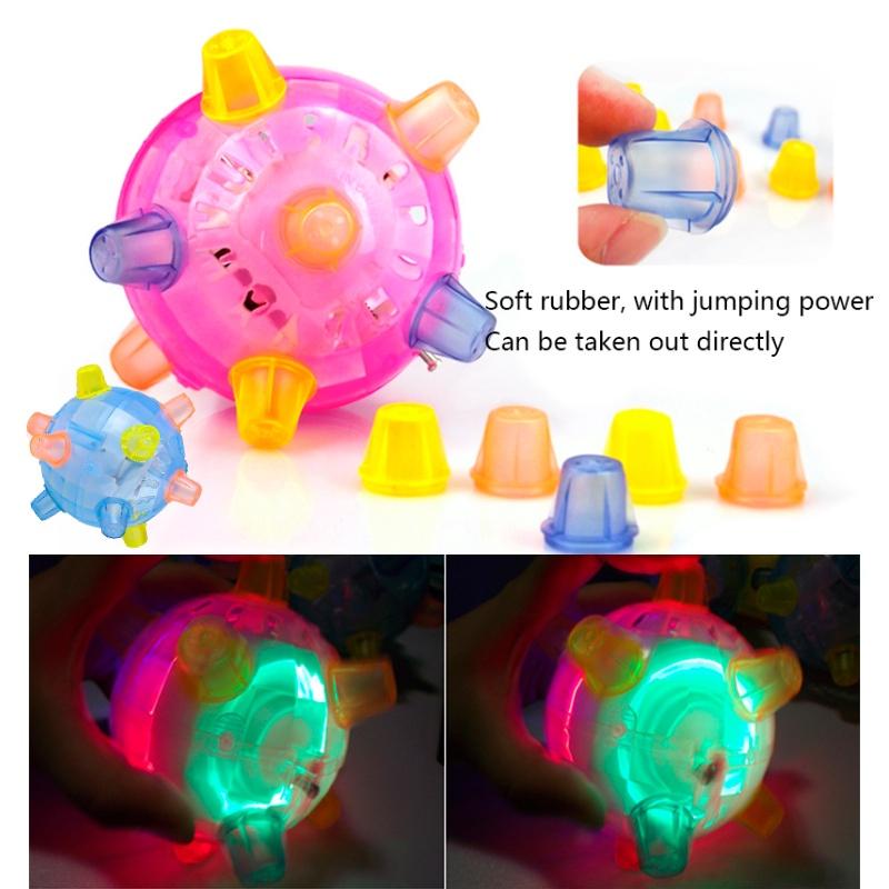 Unique Light-up Toy Flashing Dancing Ball For Kids With Colorful Sound Effects