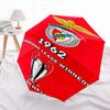 Printed Sport Lisboa e BenficaPrinted Folding Umbrella,Outdoor,Leisure,And Travel Umbrella,Durable Umbrella Fabric,Birthday And Holiday Gift