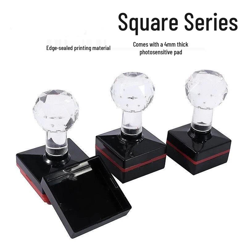 Фотополимерная подушечка 4 мм для штампов с кристальным узором, запаянных по краям.