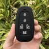 Силиконовый чехол-брелок для автомобильного ключа Hyundai Santa Fe Sonata Hybrid NEXO Tucson NX4 Solaris New Grand Аксессуары