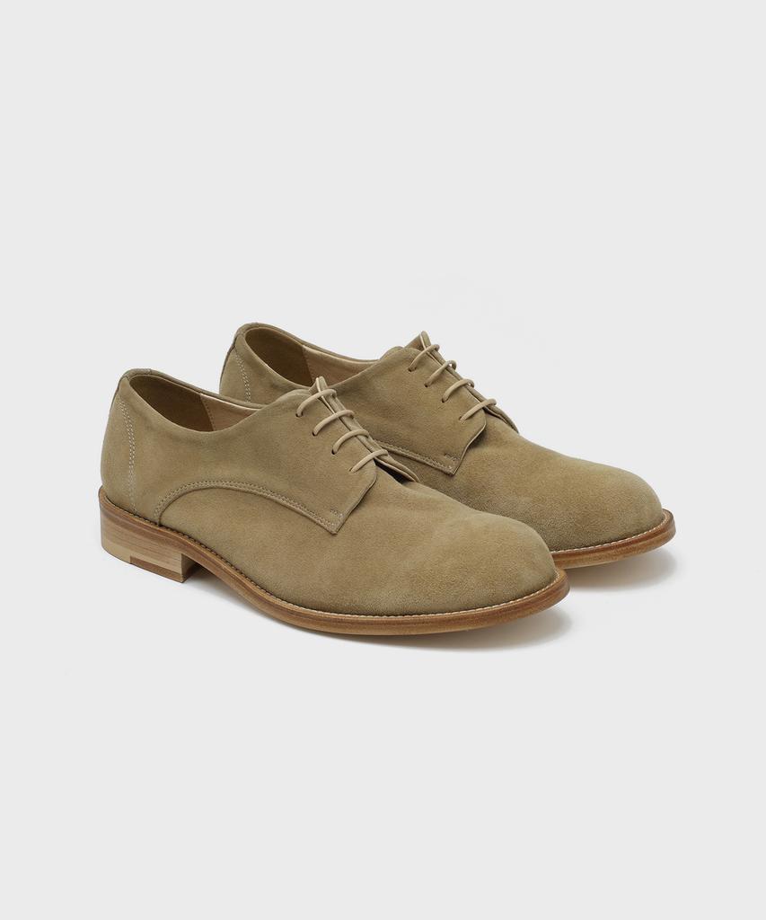Firenze Atelier [Red Sole] Contemporary Wrinkle Derby 1600 [Ash Beige Suede]