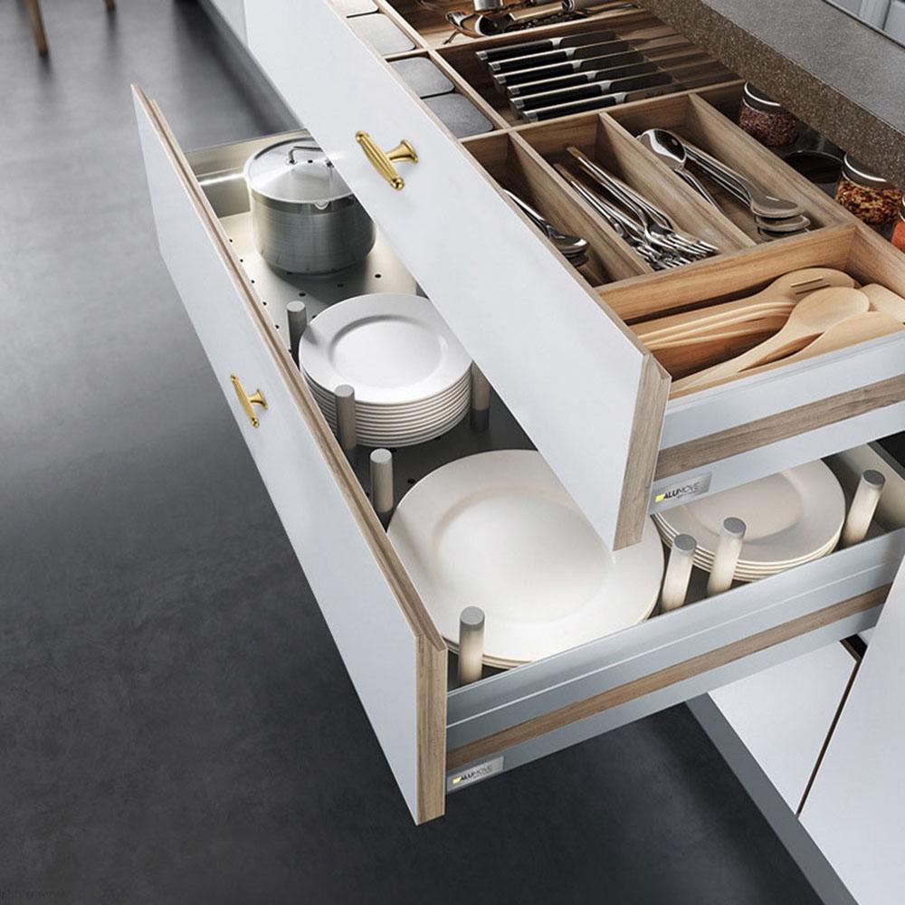 Aluminum Alloy Cabinet Handle Door Handle Furniture Pull for Kitchen Cupboard Dresser Drawer,22mm Screw