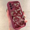 Чехол для телефона 'Огненно-красные губы' Подходит для Samsung для Galaxy S26 S25 S24 S23 S22 S20 FE Ultra Plus 5G Противоударная задняя крышка