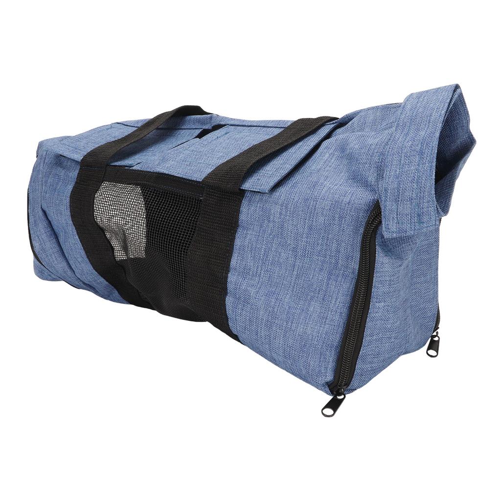 Cat Grooming Carry Bag Adjustable Neck Circumference Breathable Foldable Portable Pet Bathing Bag