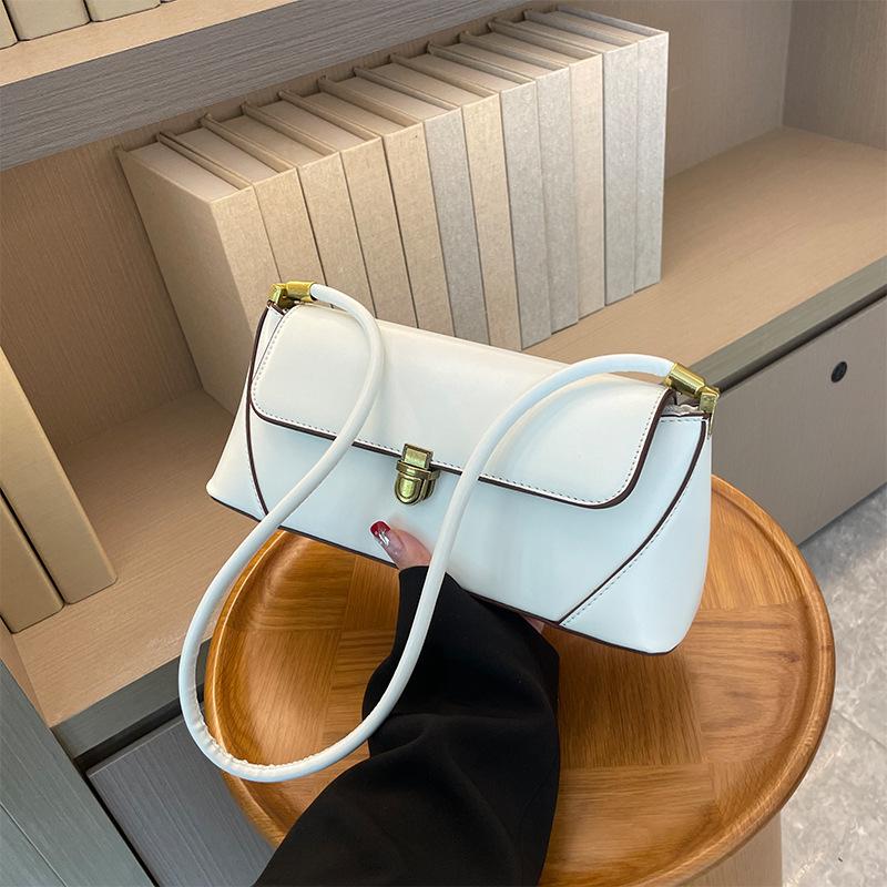 Модные сумки через плечо из искусственной кожи для женщин, модные дизайнерские сумки-тоут во французском стиле с клапаном