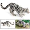 Simulation Snow Leopard Model Gift Cheetah Statue Ornament Decor Panther Figurine for Wildlife Enthusiasts & Collectors