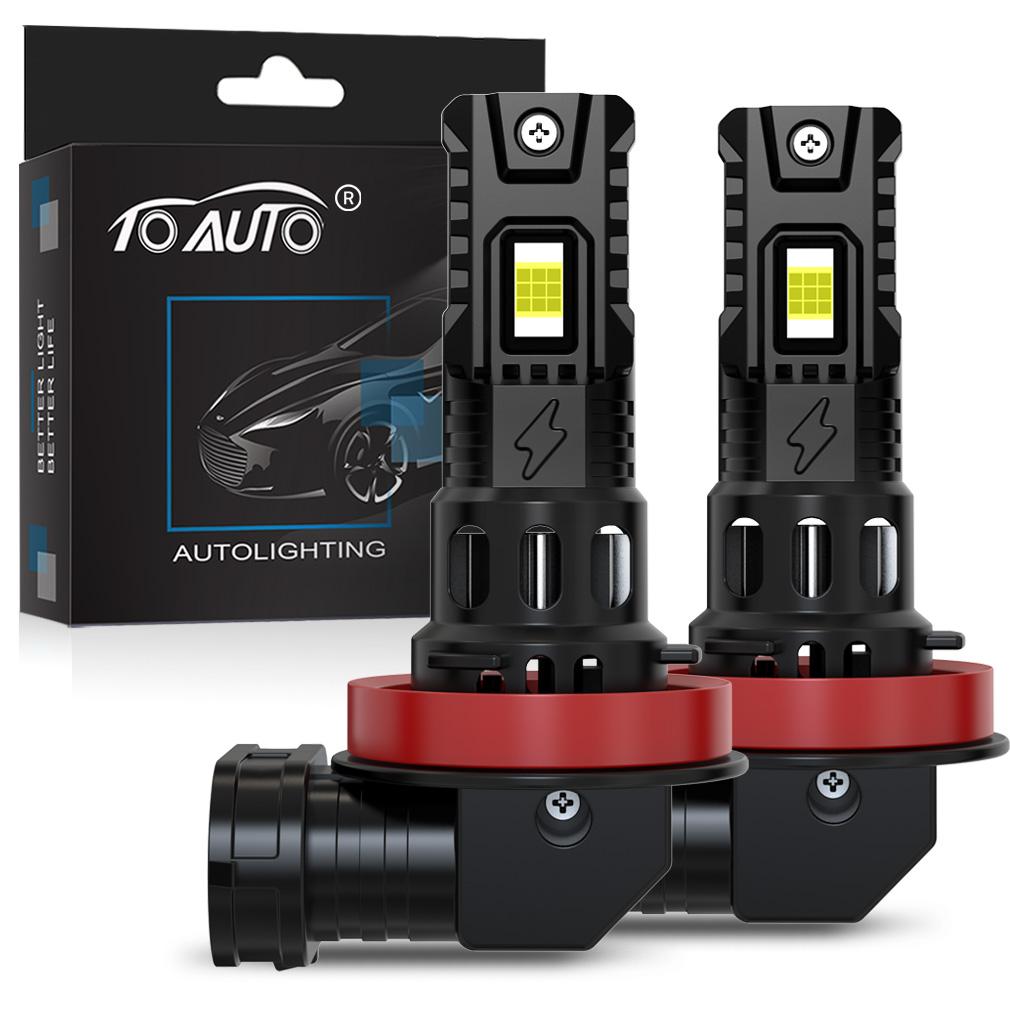 TOAUTO H7 Led Lights 25000LM 70W H4 Led H11 H8 Hb3 9005 Hb4 9006 Car Headlight Bulbs Canbusr Auto Turbo Fog Lights 6500K 12V 24V