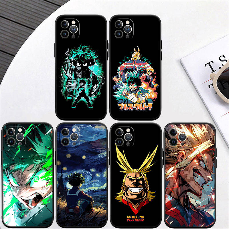 Чехол для телефона ED37 My Hero Academia для iPhone 6 6s 7 8 11 12 13 14 15 XS Pro Max XR X SE Samsung S20 S21 S22 S23 S24 FE Ultra Plus Lite S21S A55