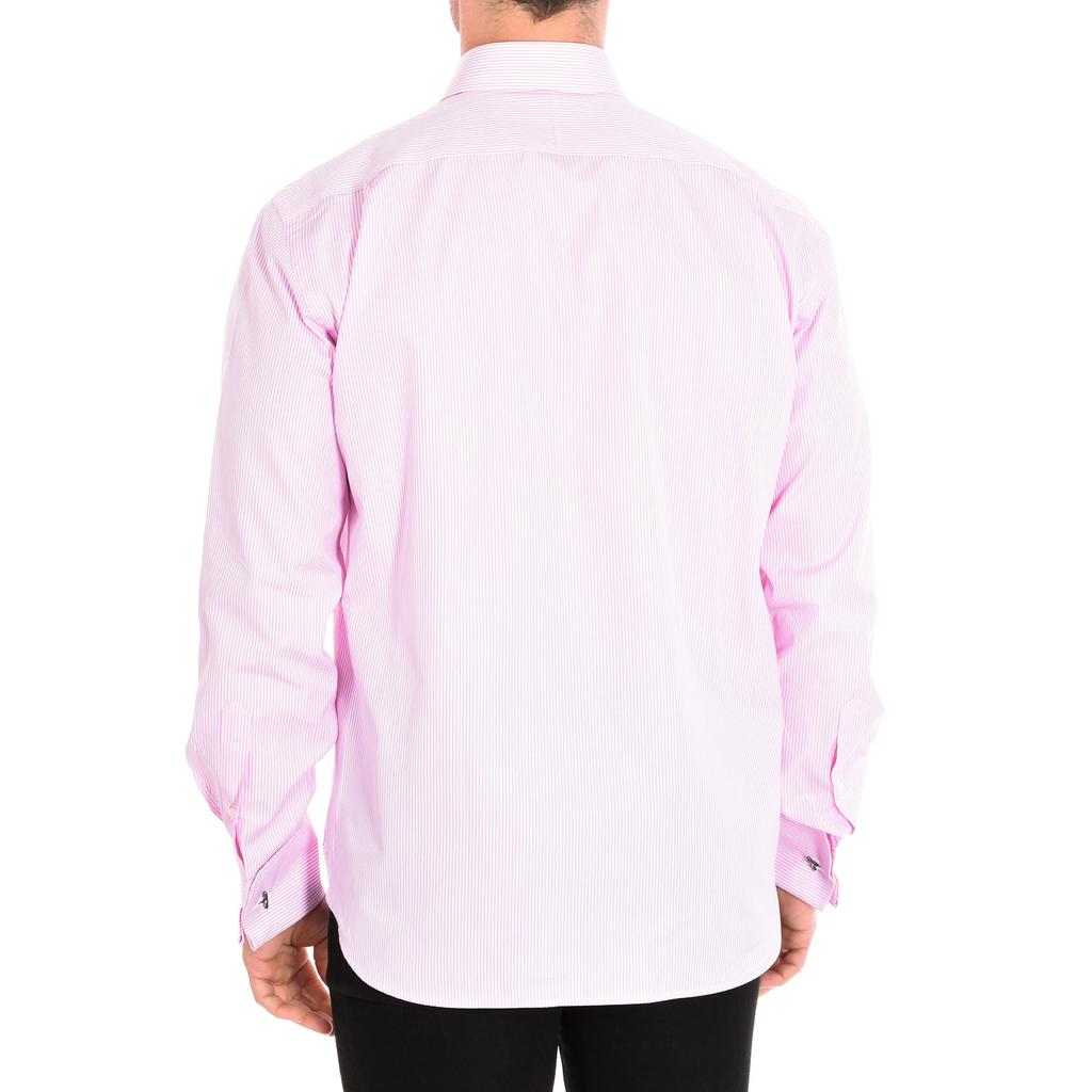 Мужская рубашка с длинными рукавами и воротником с лацканами и пуговицами MIMOSA6