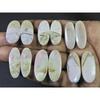 167Cts. Natural Pink Opal Matched Pair Oval Cabochon Gemstone 6 Pair Lot C-449