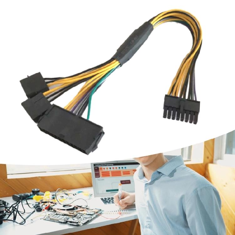 Reliable ATX24Pin to 16Pin Converters Cable for Computers Motherboards Power Adapter Cable 30cm