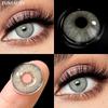 FUNSACHY 1 пара мягких линз Comfort Health Blue Contacts Yearly Fashion Beauty Eye Color Eye Makeup Pupils High Quality Contacts