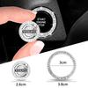 Car Start Switch Button Diamond Stickers Rhinestone Ring Circle Trims Protect Cover For Volvo V40 V60 V90 XC40 XC60 XC90 S60 S90