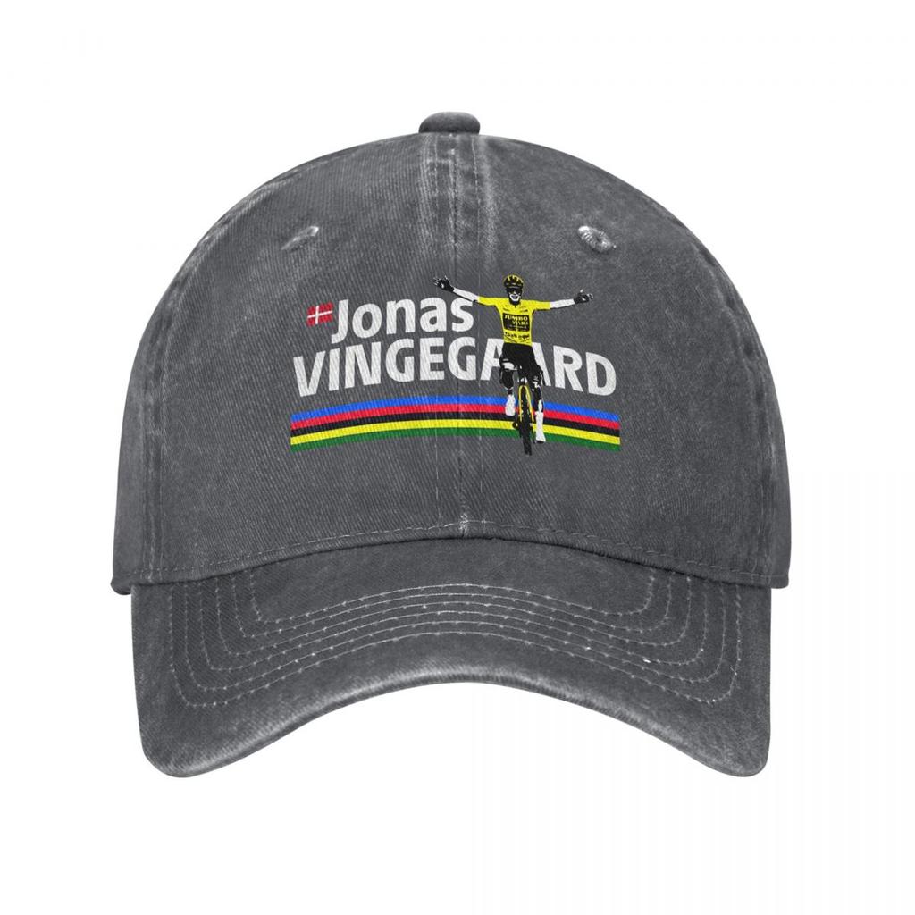 Jonas Vingegaard Cyclist Bicycle Cycling Distressed Washed Casquette Baseball Caps Unisex Y2K Outdoor Spring Hats