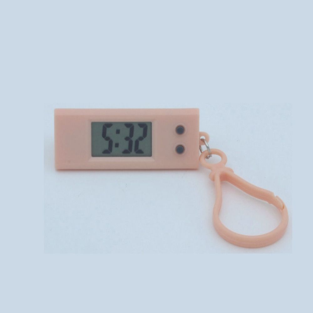Электронные мини-электронные часы, студенческие подвесные брелки, новые часы в форме треугольника