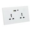 Smart Wall Outlet 2.4G WiFi Touch Light   Voice Control Smart Plug with USB and TYPE C   Port For   95‑250V