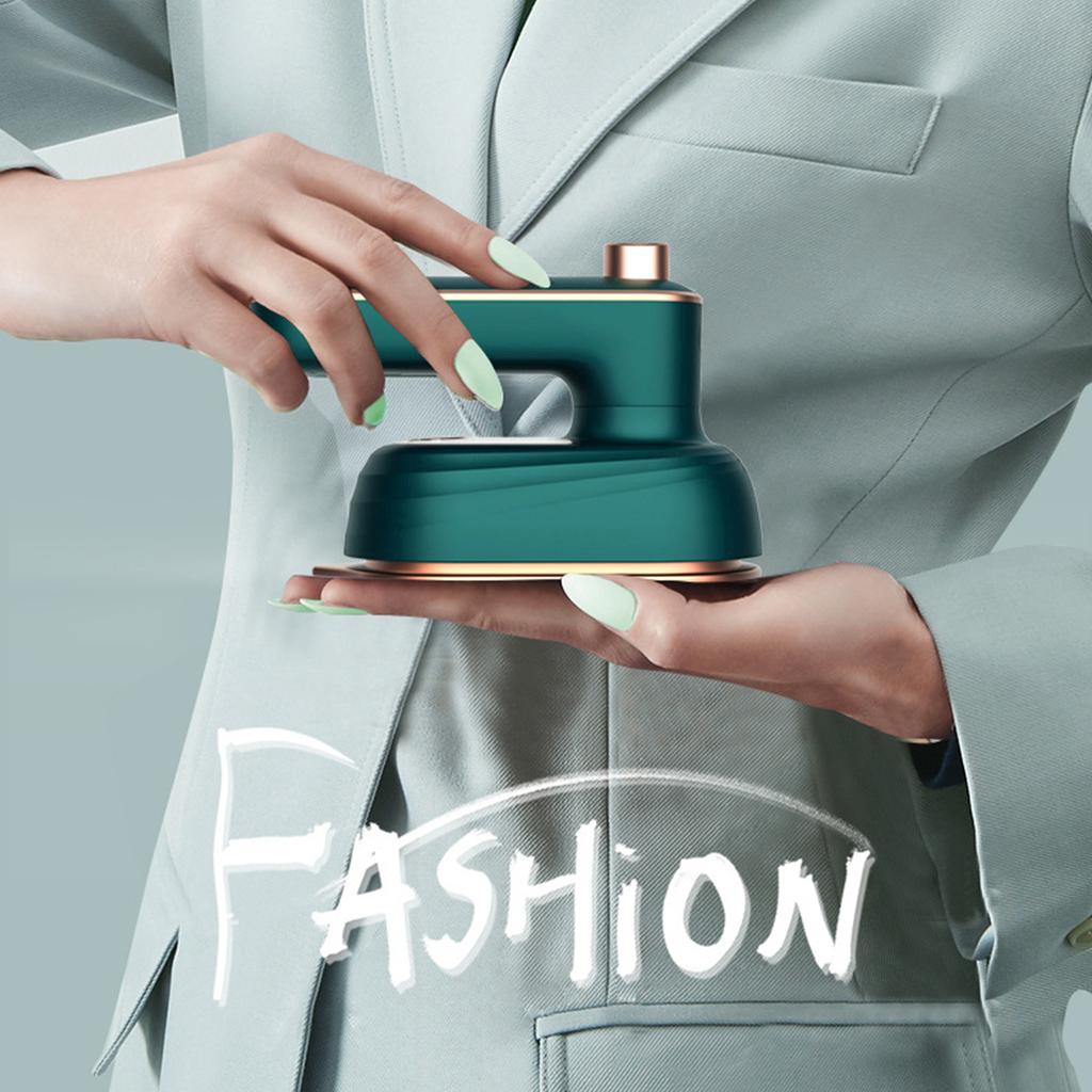 Portable Handheld Steam Iron Mini Travel Iron Fabric Garment Iron Hanging Ironing Wrinkles Removing Lightweight Steamer for Home Office Travel